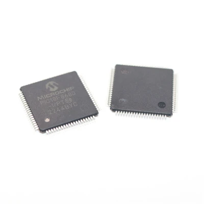 Microcontrolador de componentes eletrônicos PIC18F8680-I_PT